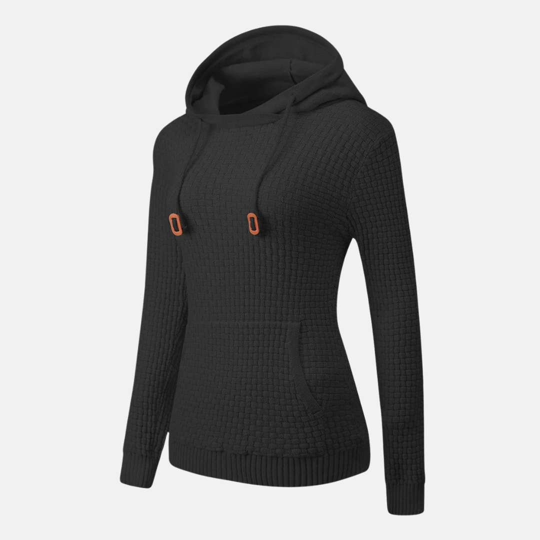 Sophia Classic Textured Hoodie Artisio