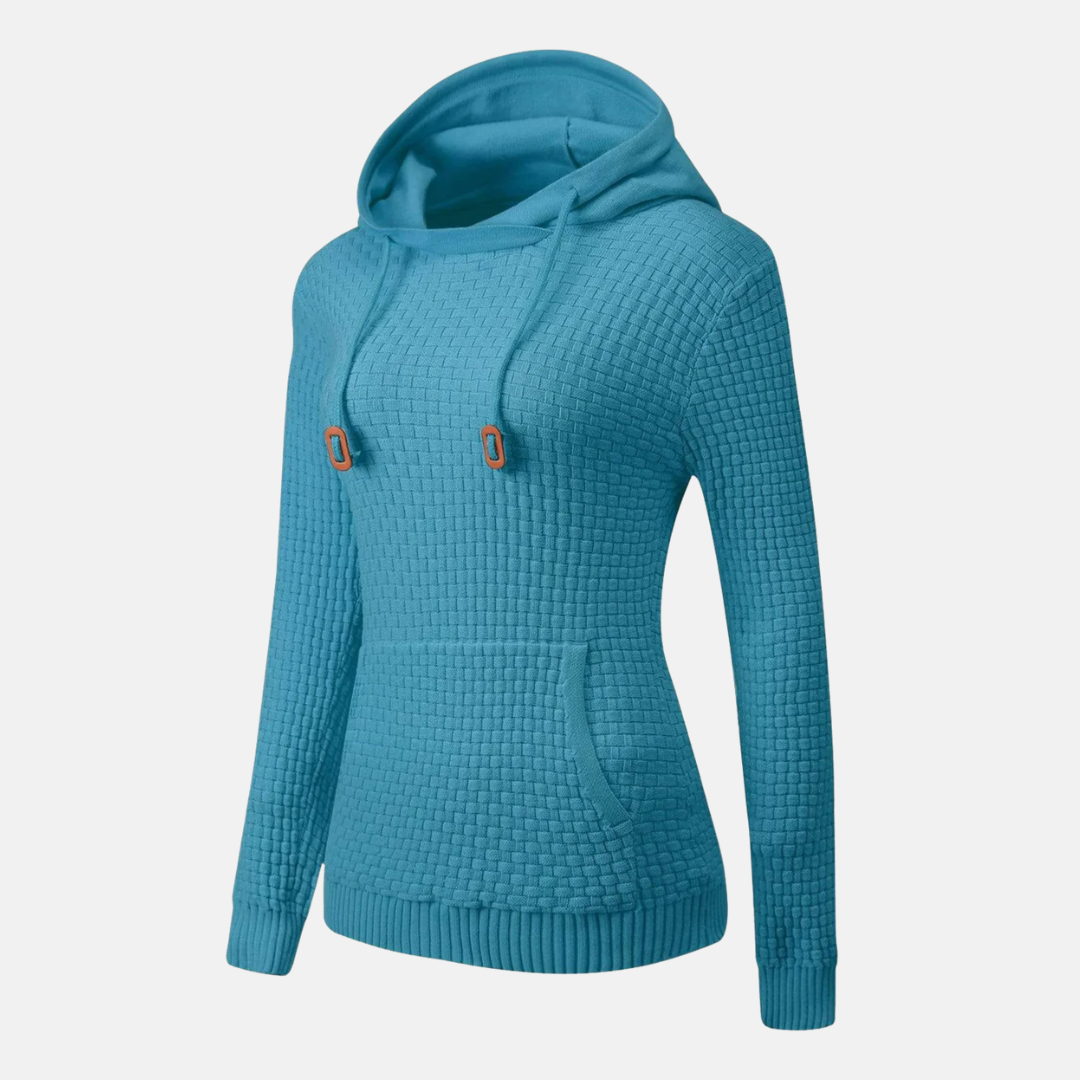 Sophia Classic Textured Hoodie Artisio