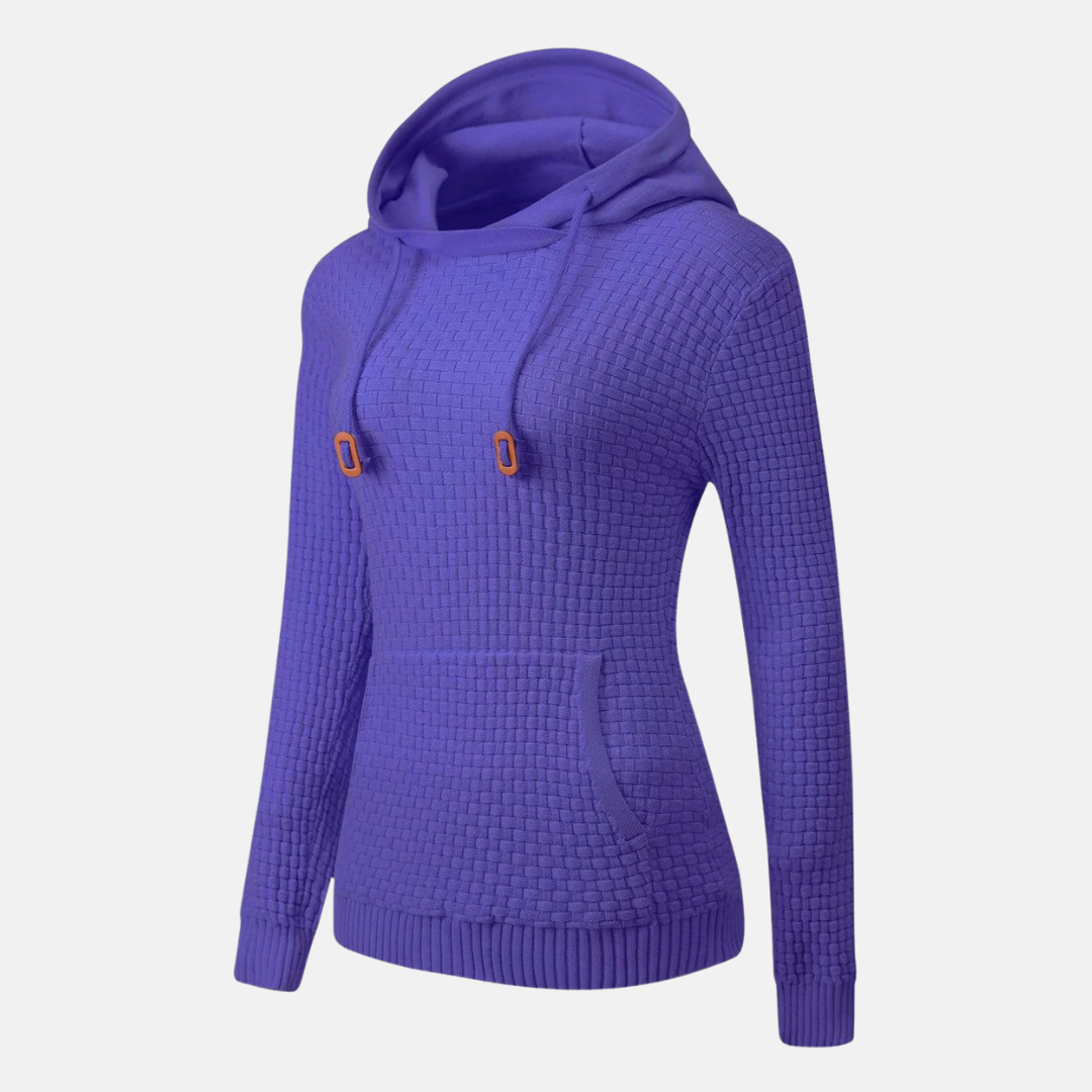 Sophia Classic Textured Hoodie Artisio
