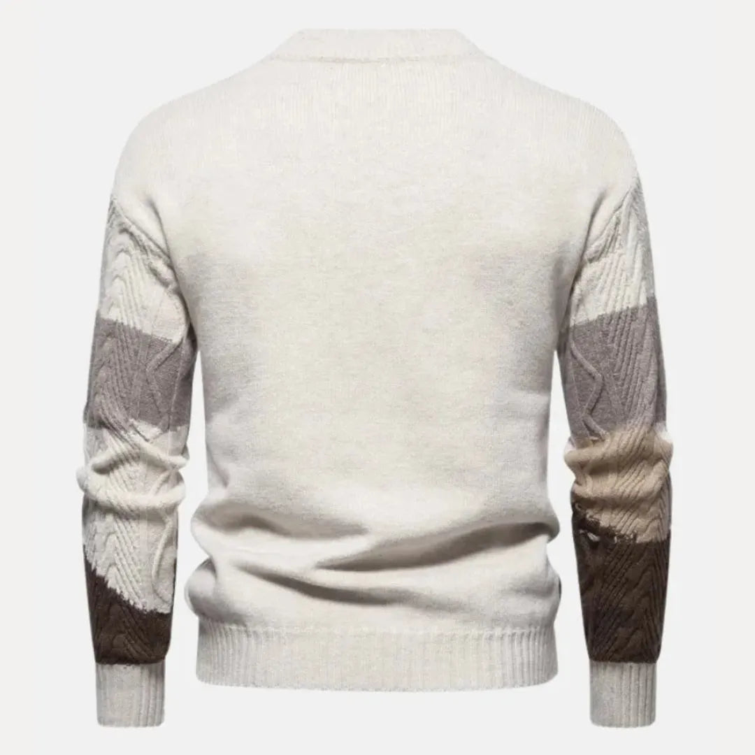 Spencer Gradient Cable-Knit Sweater Artisio