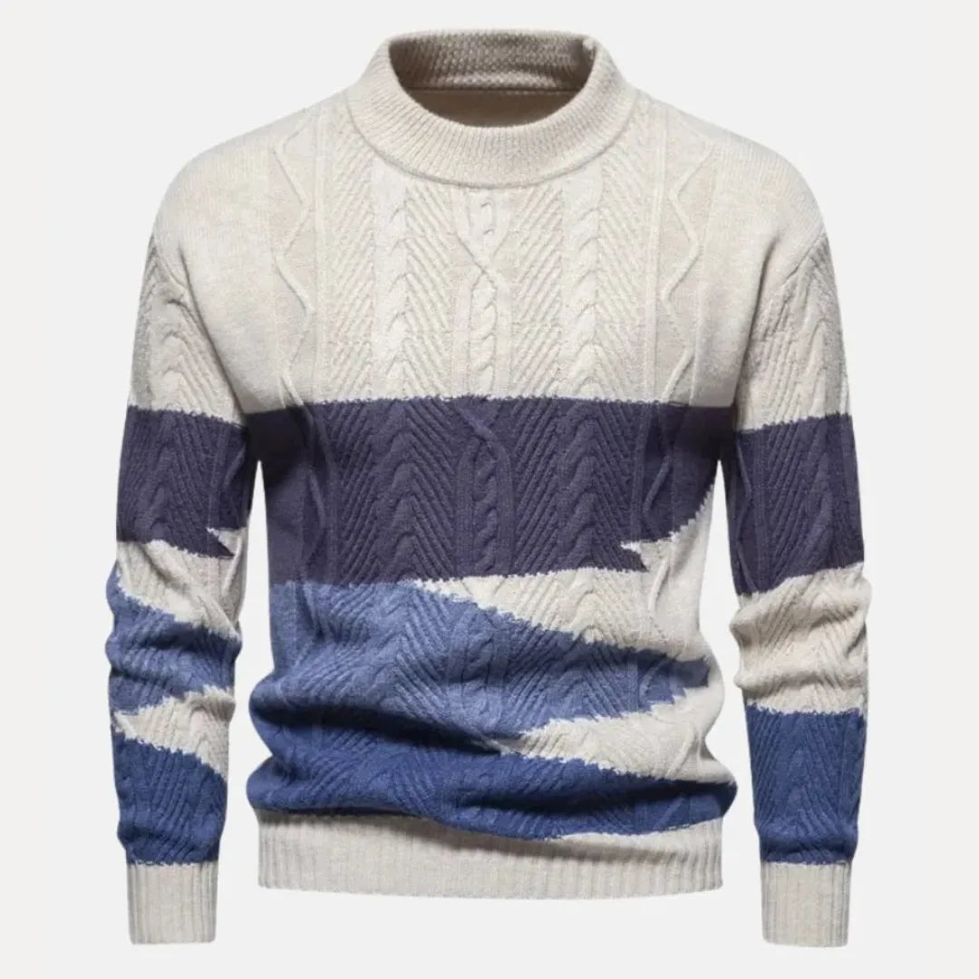 Spencer Gradient Cable-Knit Sweater Artisio
