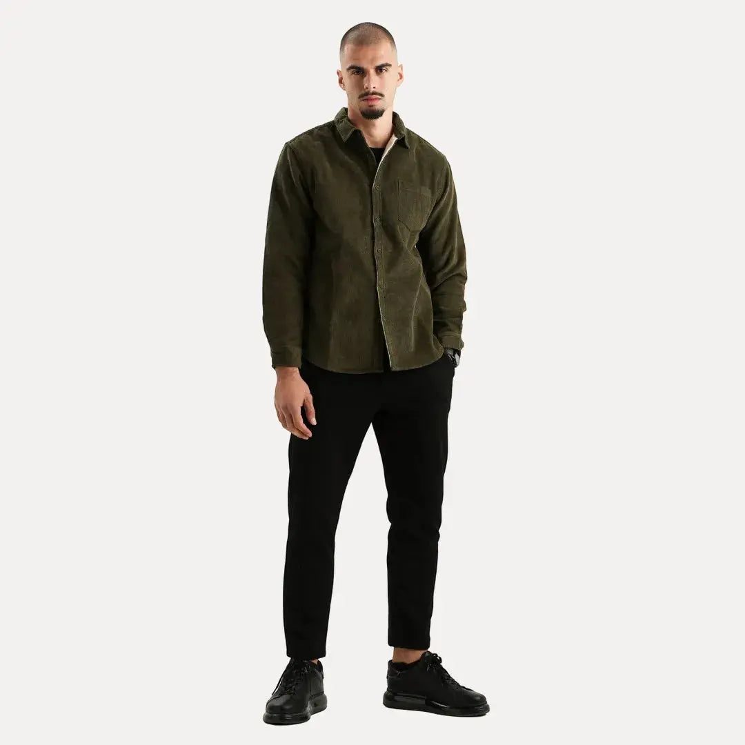 Stéphane Parker Corduroy Long Sleeve Shirt Artisio
