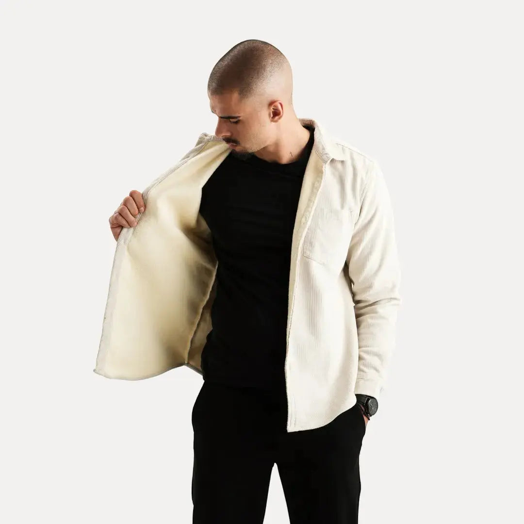 Stéphane Parker Corduroy Long Sleeve Shirt Artisio