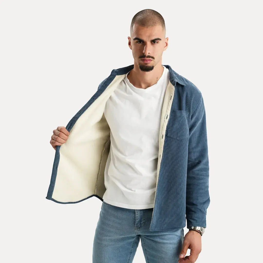 Stéphane Parker Corduroy Long Sleeve Shirt Artisio