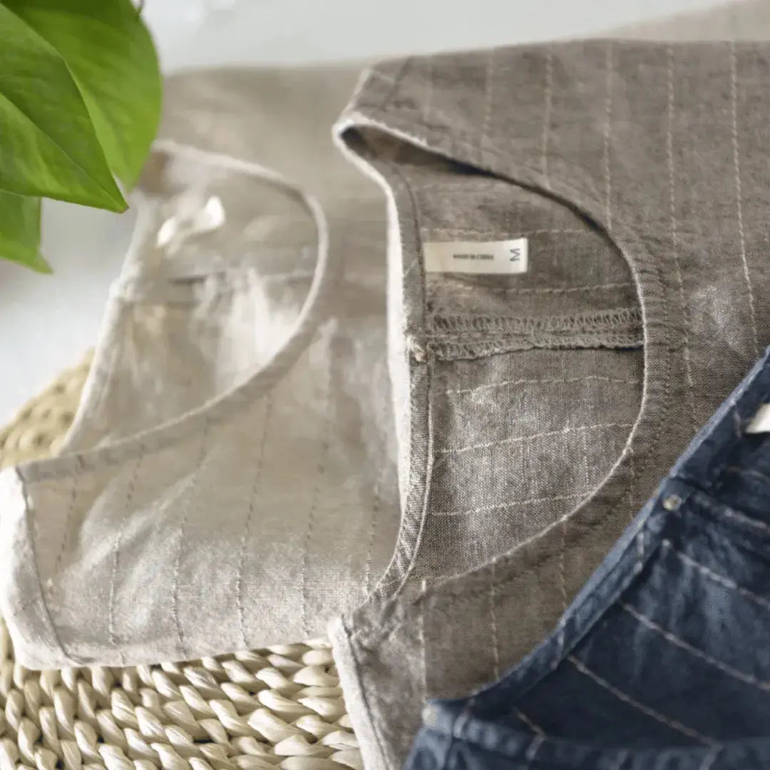 The Géneva Linen Cotton Tee Artisio