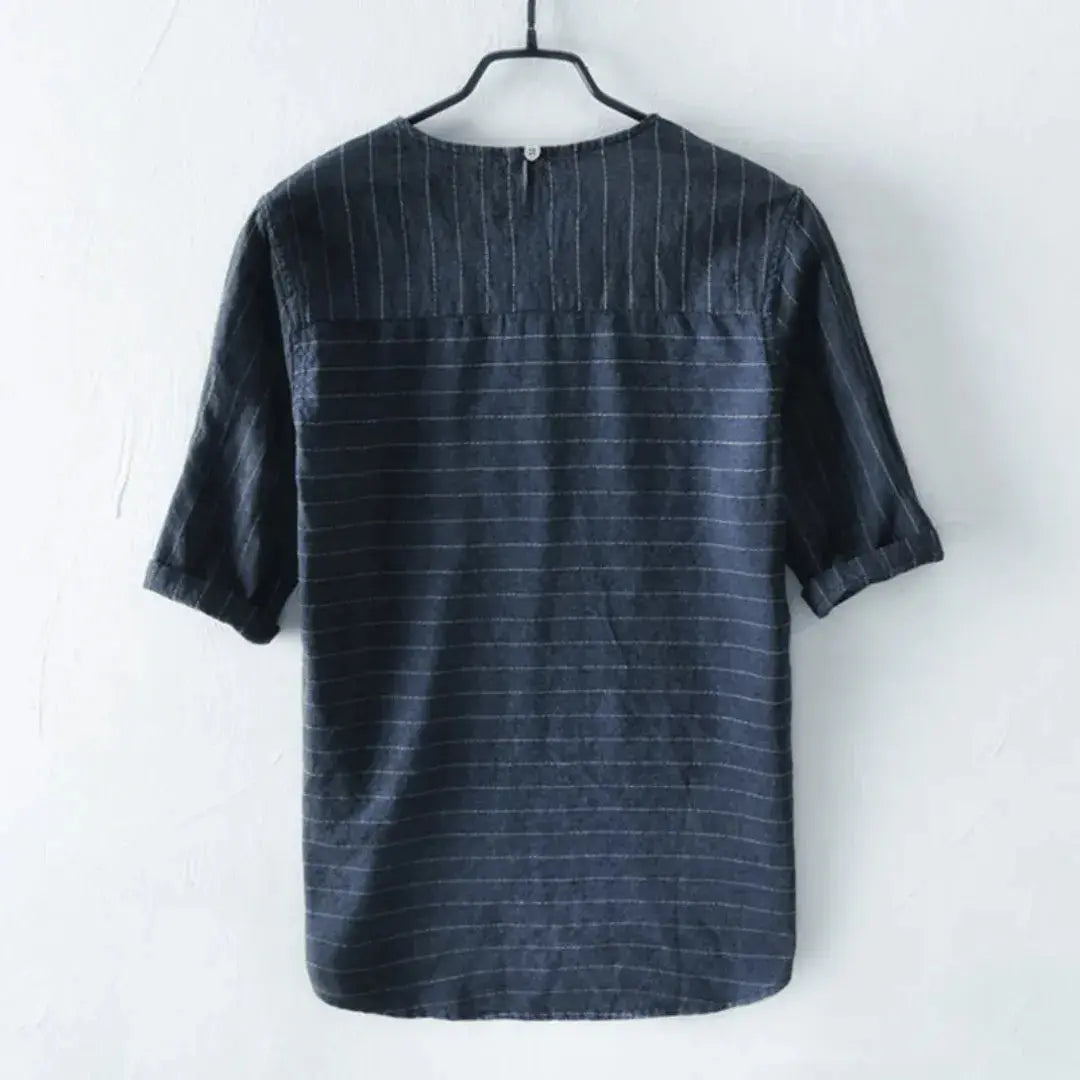 The Géneva Linen Cotton Tee Artisio