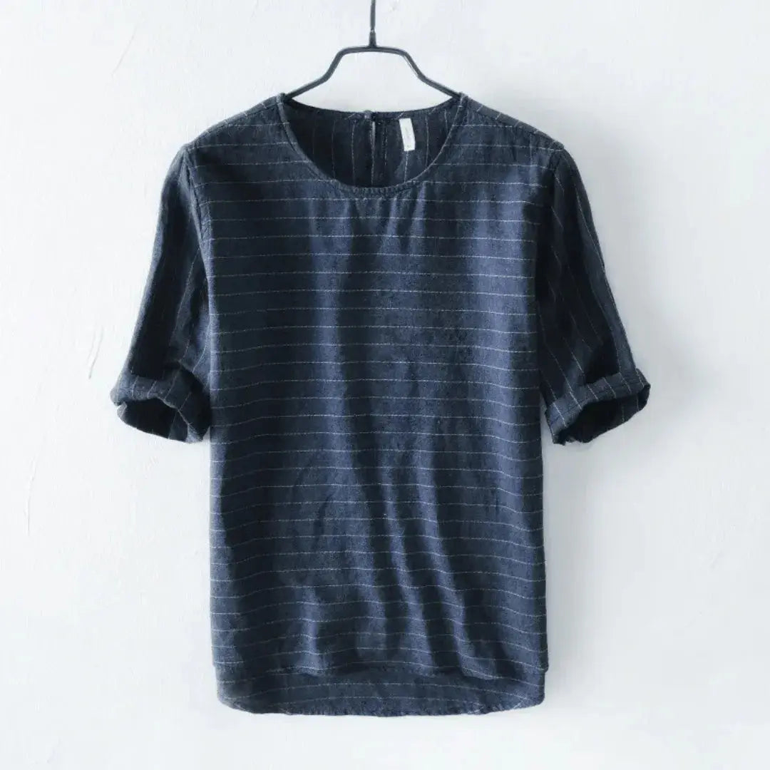 The Géneva Linen Cotton Tee Artisio