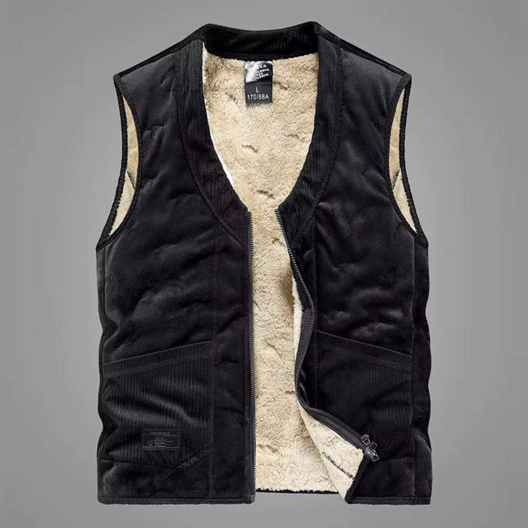 Valerio Plush Lining Down Vest Artisio