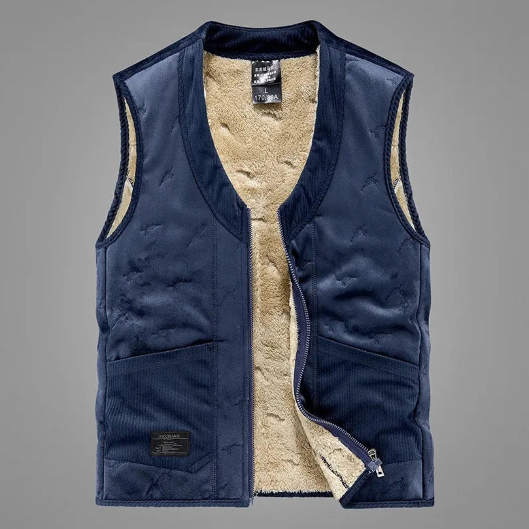 Valerio Plush Lining Down Vest Artisio
