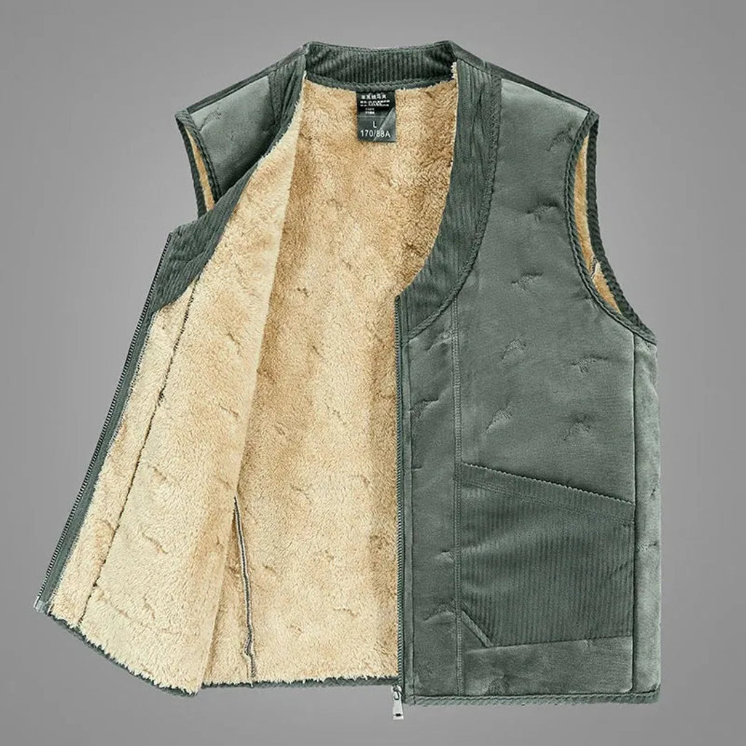 Valerio Plush Lining Down Vest Artisio