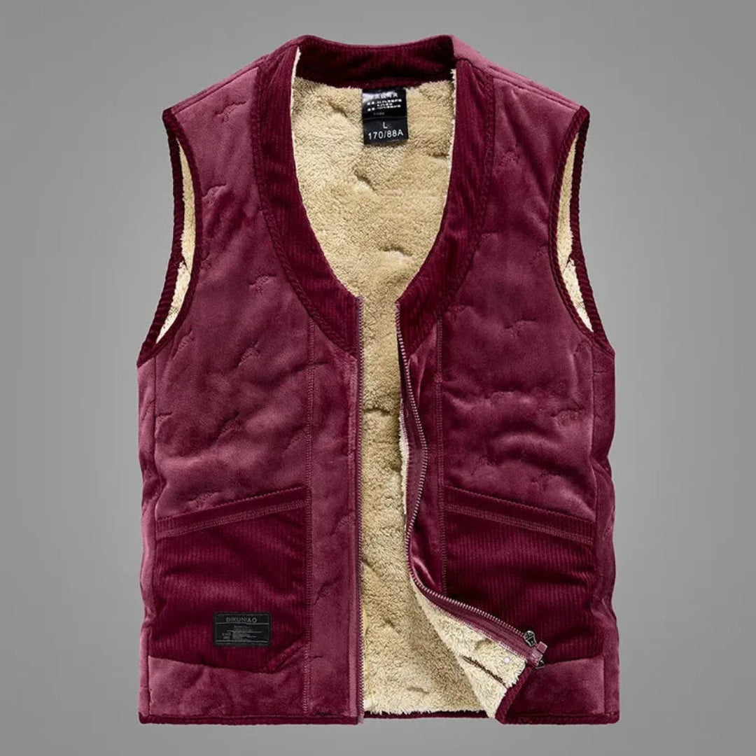Valerio Plush Lining Down Vest Artisio