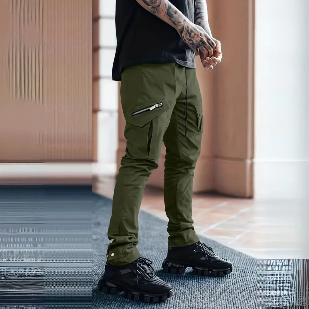 Van Skinny Zip Cargo Pants Artisio