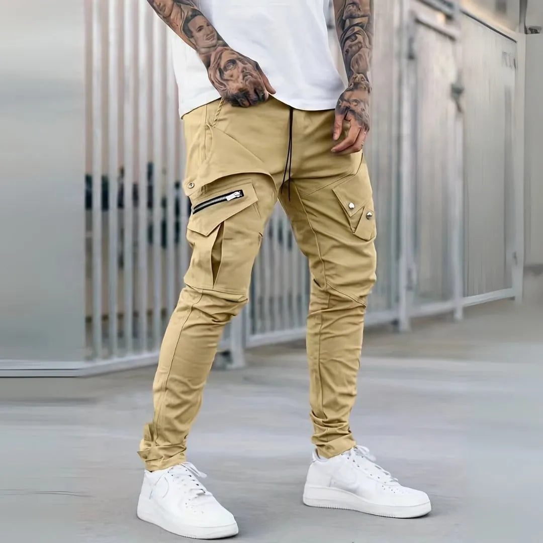 Van Skinny Zip Cargo Pants Artisio