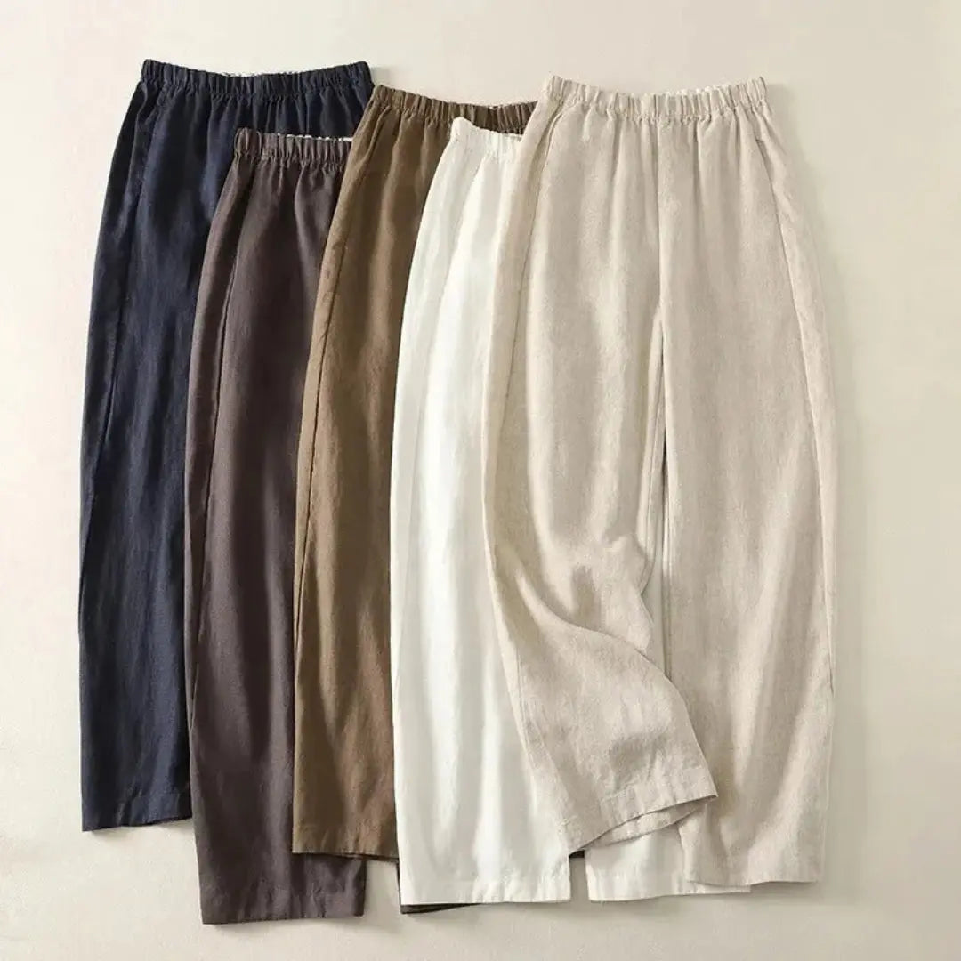 Vina Relaxed Linen Pants Artisio