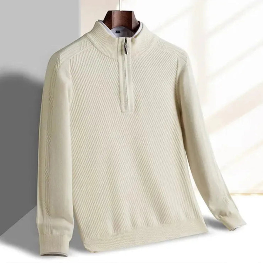 Wilson Half-Zip Knit Sweater Artisio