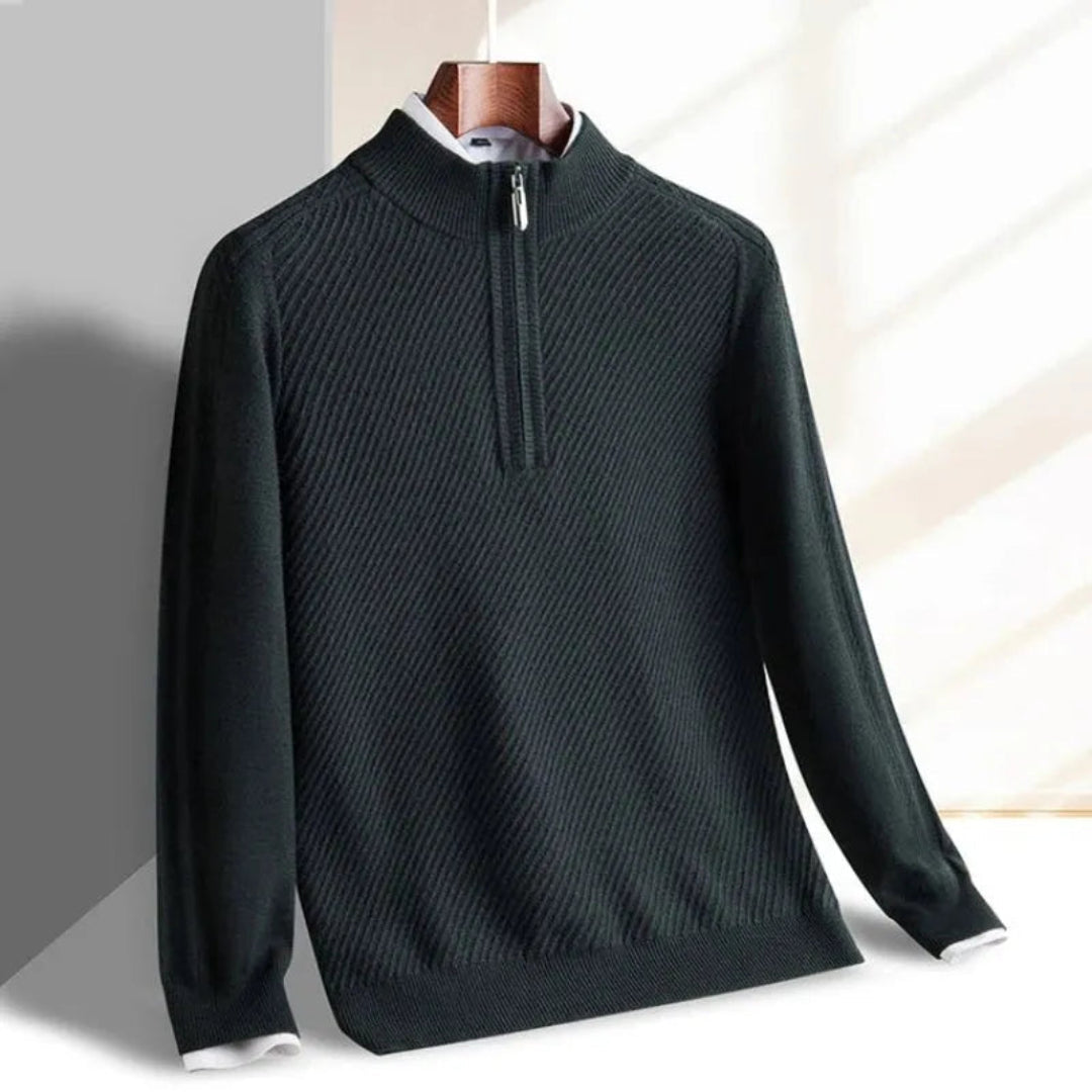 Wilson Half-Zip Knit Sweater Artisio