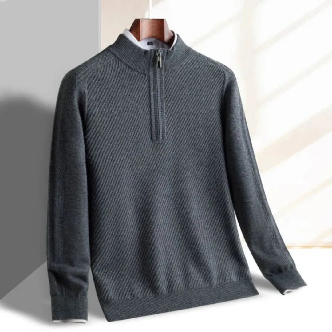 Wilson Half-Zip Knit Sweater Artisio