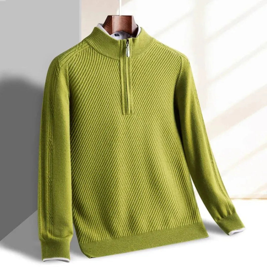 Wilson Half-Zip Knit Sweater Artisio