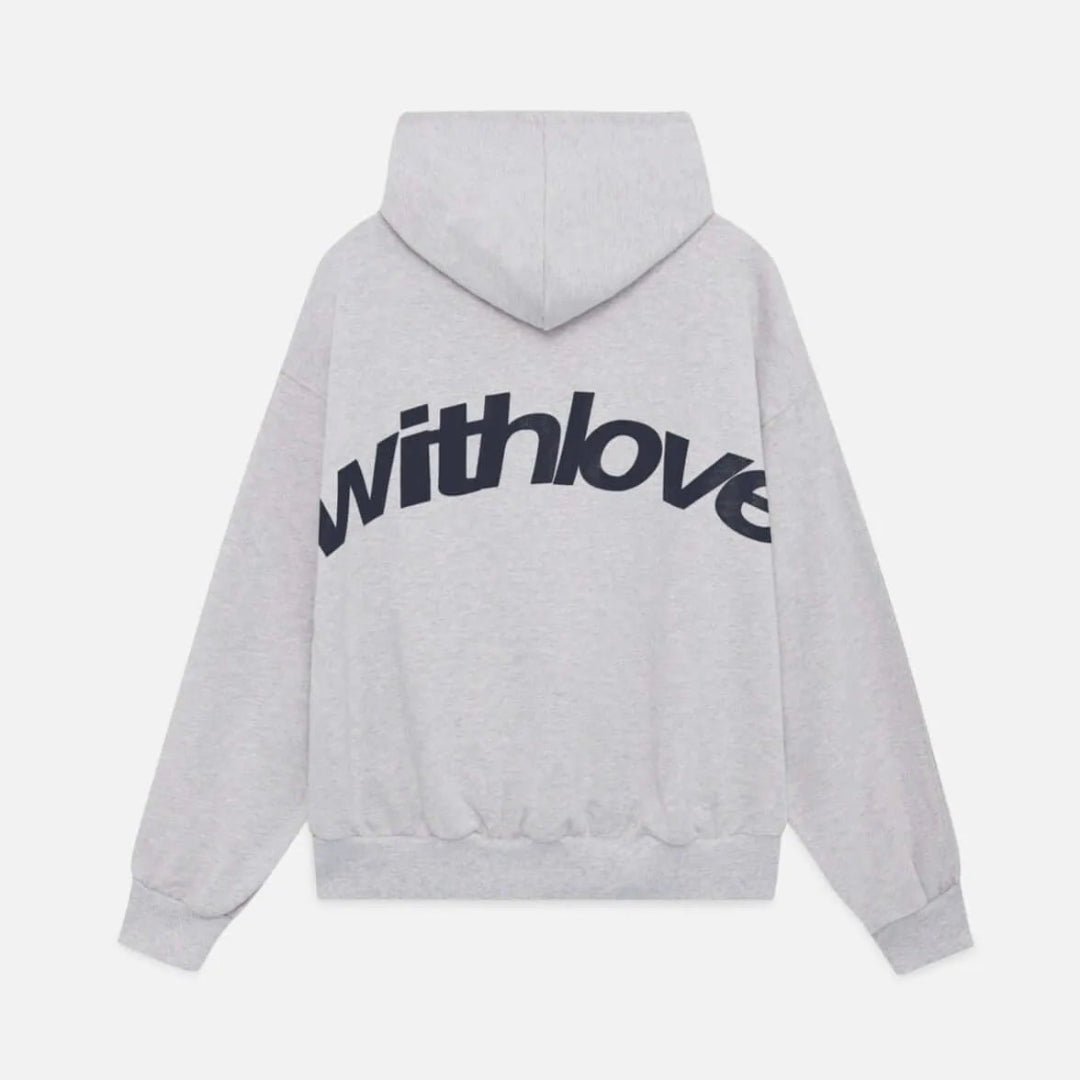 With Love Statement Casual Hoodie Artisio