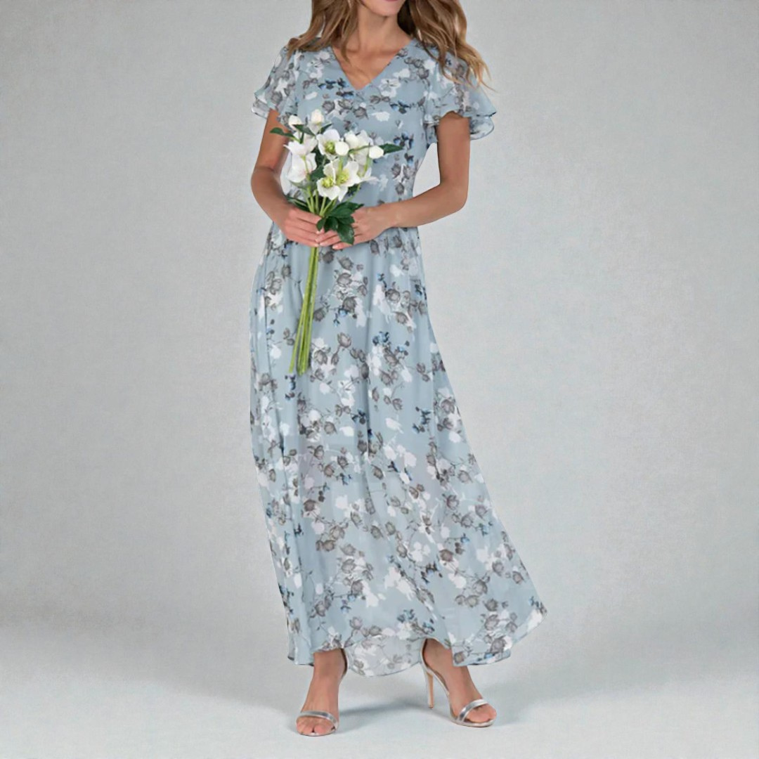 Women Floral Maxi Dress Artisio