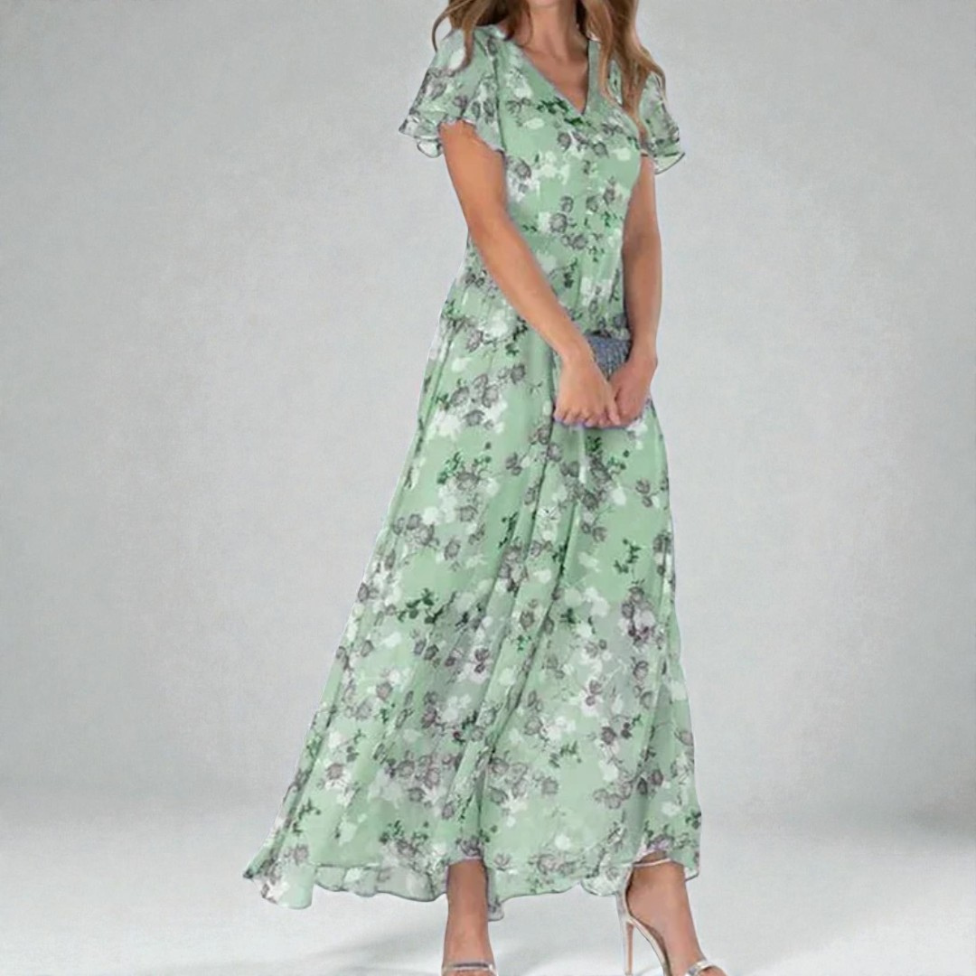 Women Floral Maxi Dress Artisio