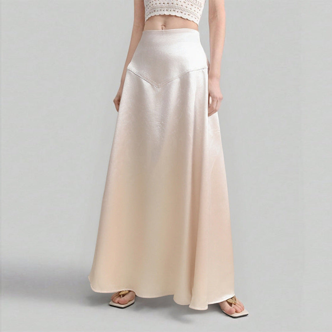 Women High Rise Maxi Skirt Artisio