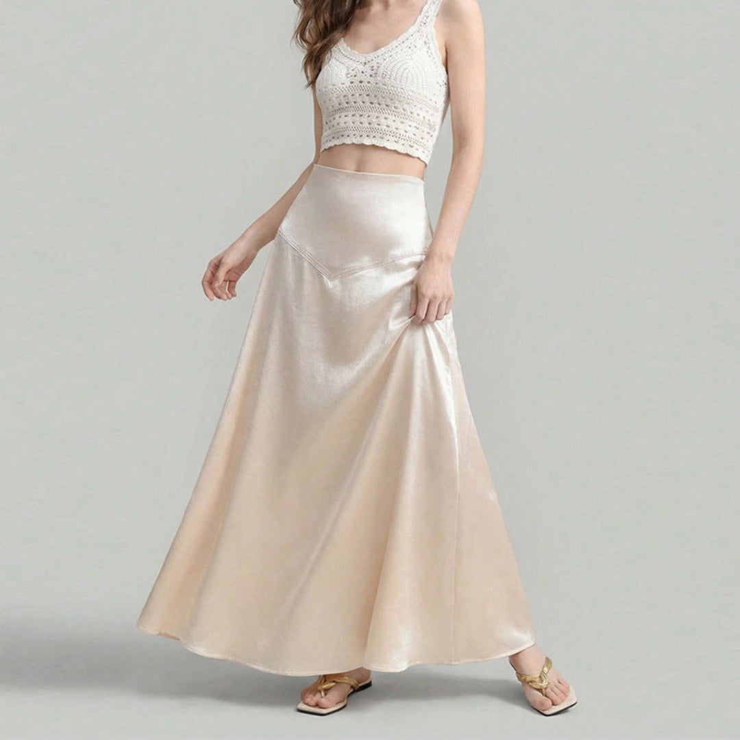 Women High Rise Maxi Skirt Artisio