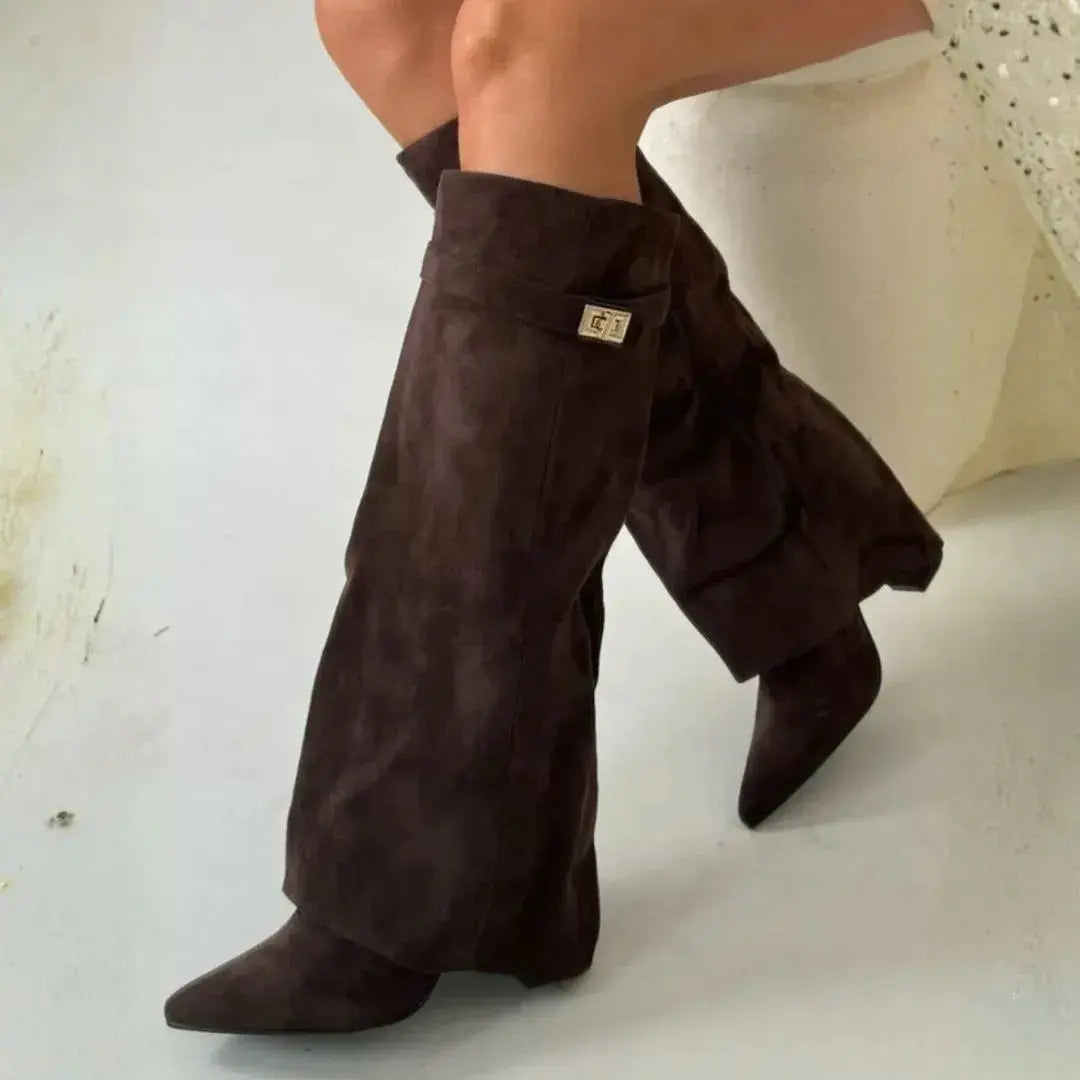 Women’s Suede Knee-High Boots Artisio
