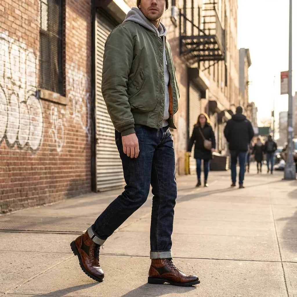 Kairo Croc-Trek Ankle Boots Artisio