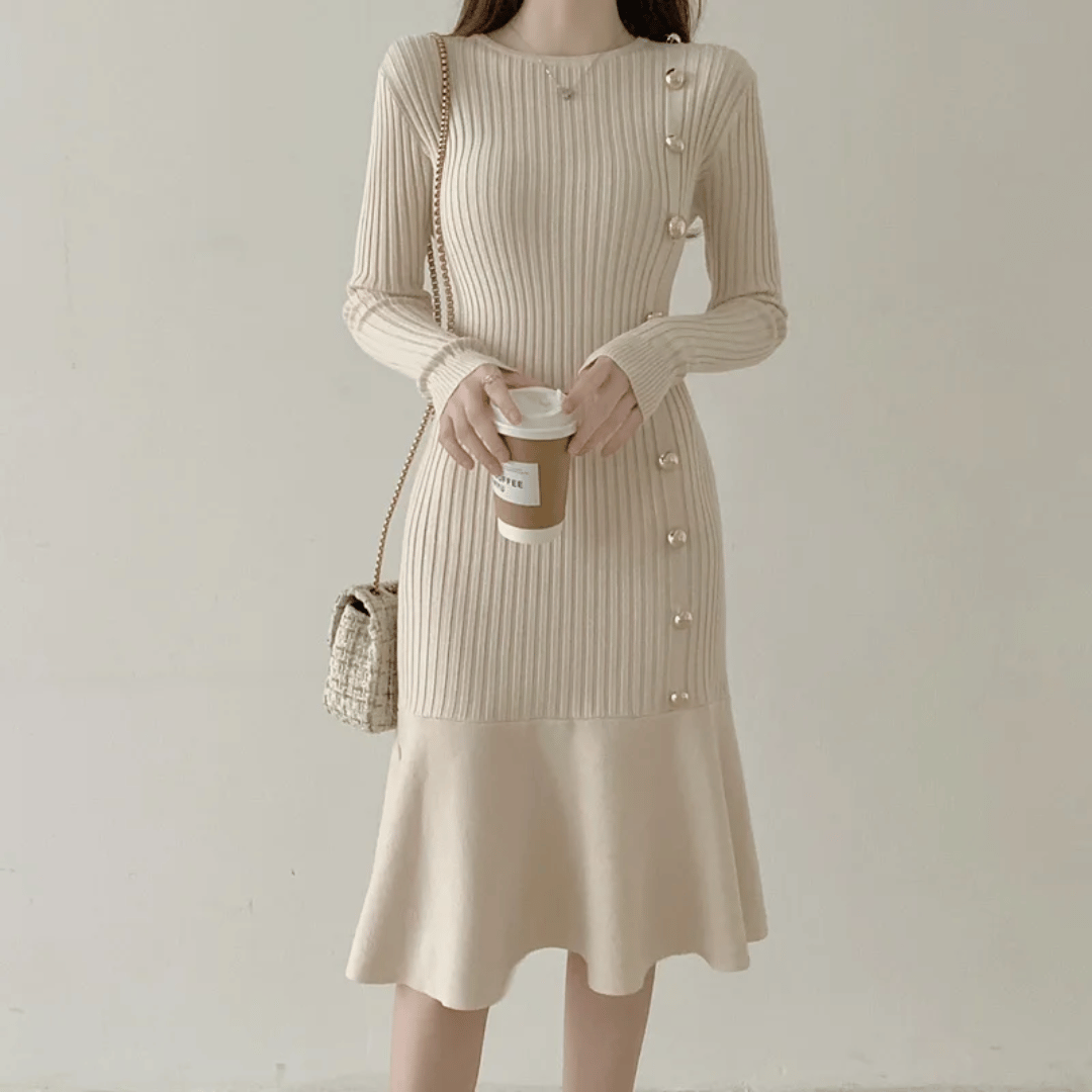 Luna Elegant Knitted Dress