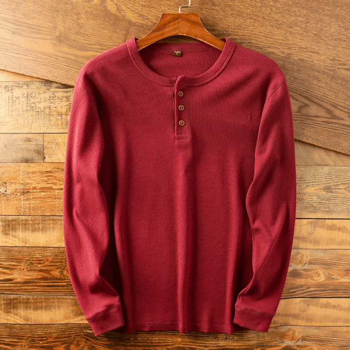 Simmons™ Heritage Cotton Henley Shirt