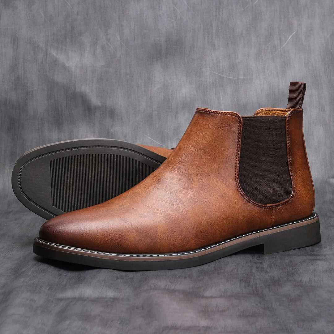 Harrison Leather Chelsea Boots