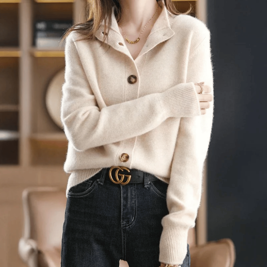 Amélie Grace Wool Cardigan