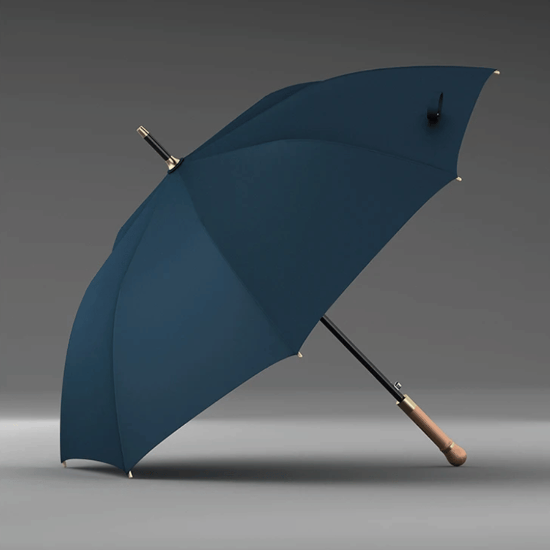 Elegante Volute Wooden Umbrella