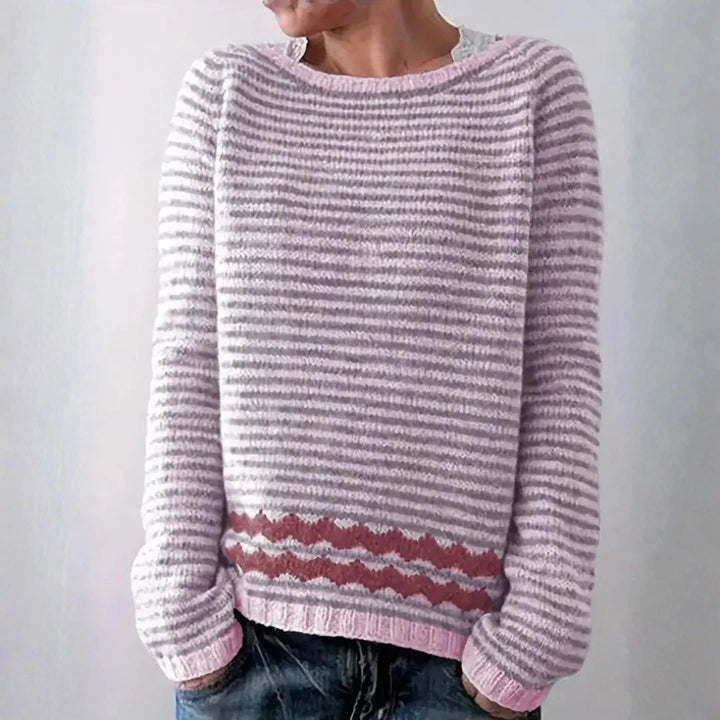 Logan Striped Knit Sweater Artisio