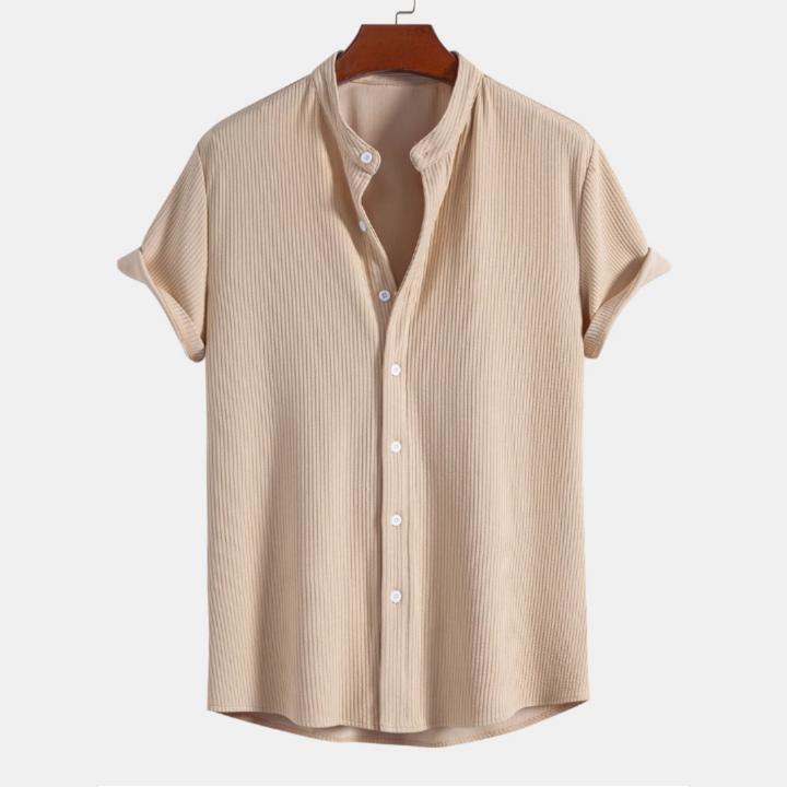 Francesco Franco® Ribbed Collar Shirt