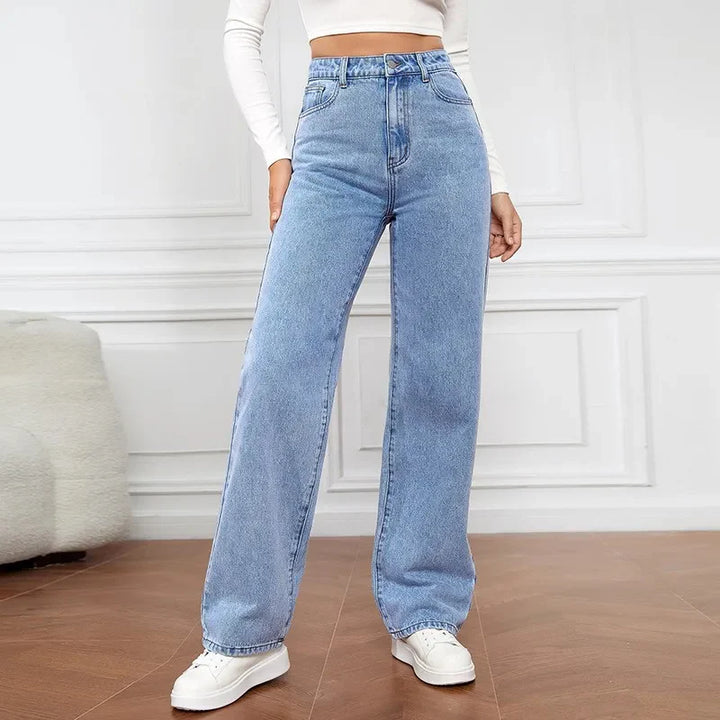 Sierra High-Rise Straight Leg Jeans