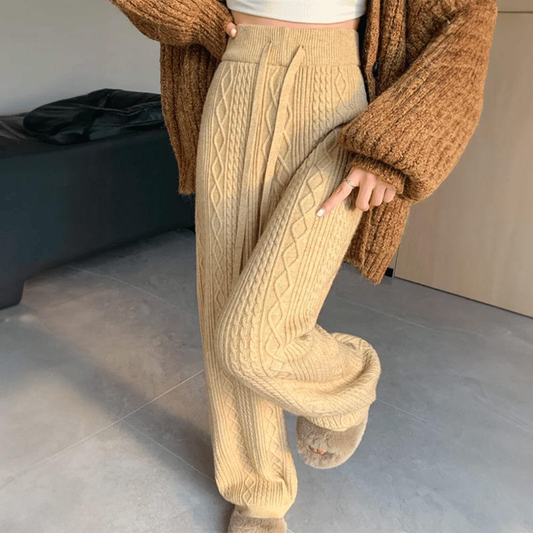 Olivia Jacquard Knit Pants