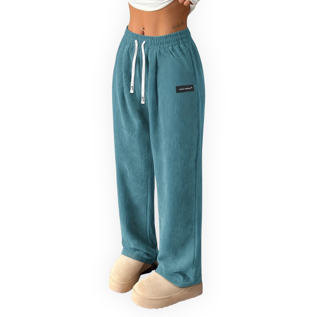AT | Women’s  Relaxed Fit Corduroy Wide Leg Pants