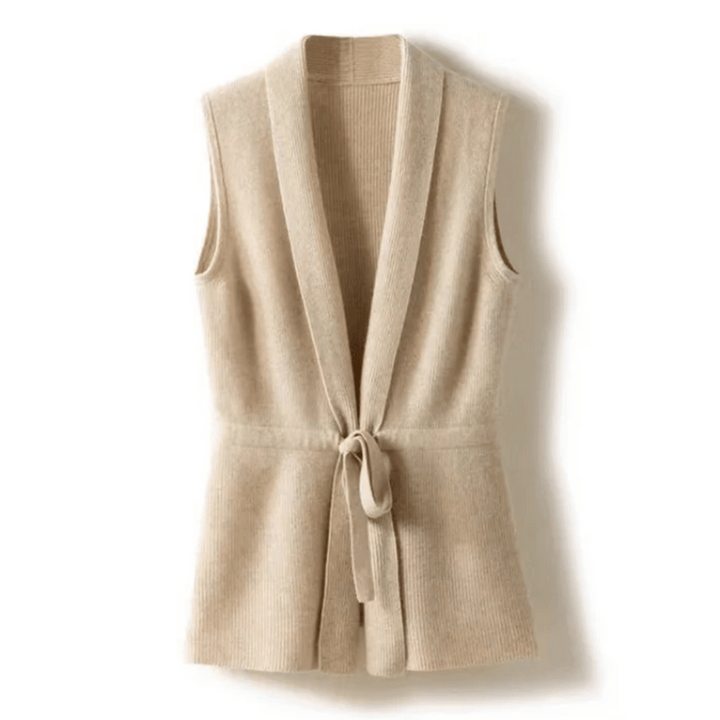 Lucia Knitted Wrap Vest