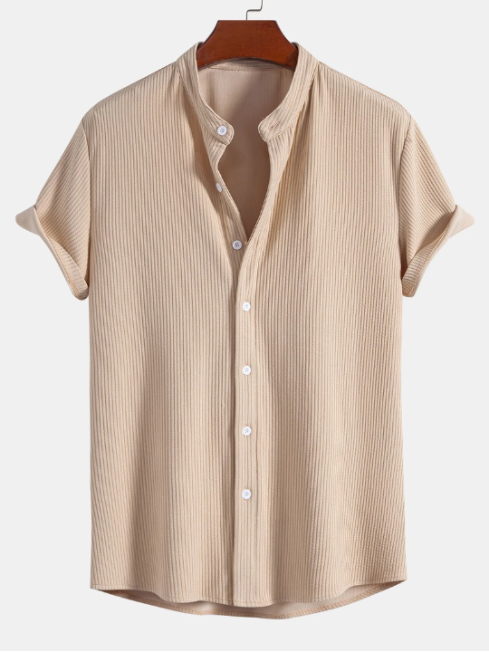 Francesco Franco® Ribbed Collar Shirt