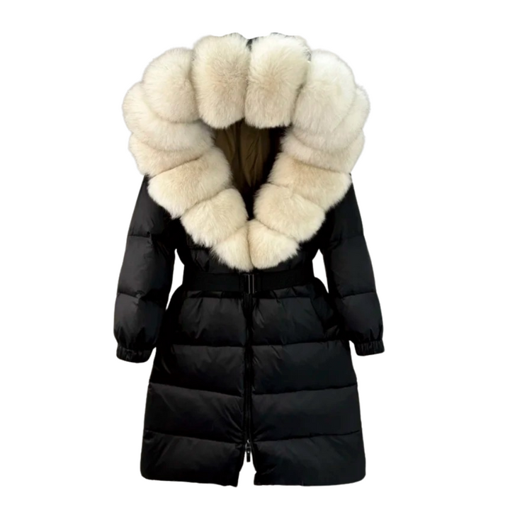 Sierra Fox Fur Women Padded Puffer Jacket