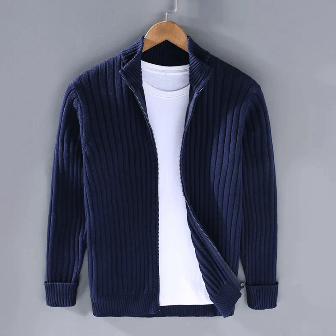 Urban Elegance Zip Cardigan