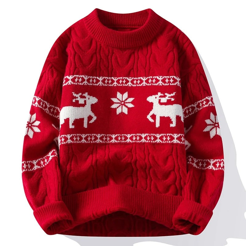 Frosty Reindeer Christmas Sweater