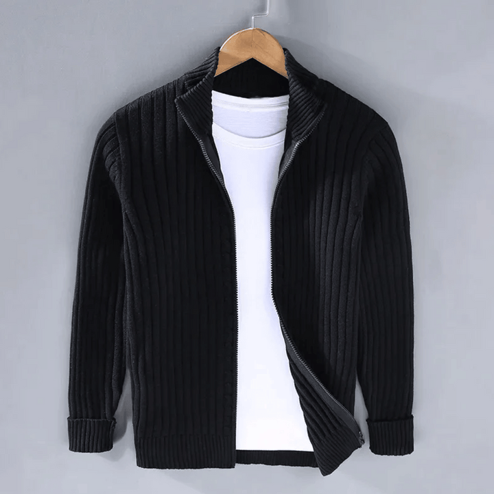 Urban Elegance Zip Cardigan