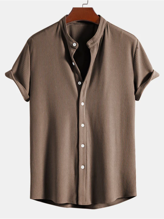 Francesco Franco® Ribbed Collar Shirt