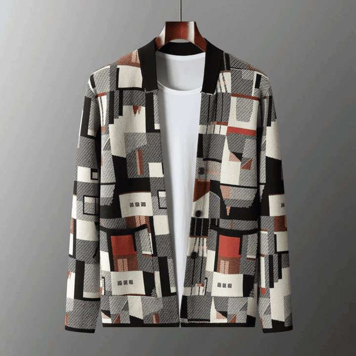 Varese Patchwork Knit Cardigan