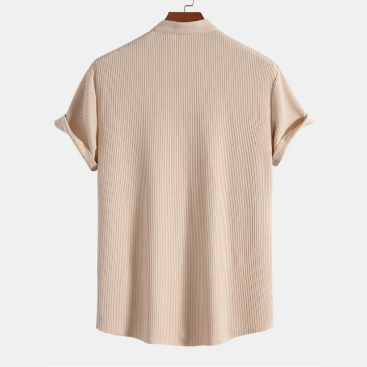 Francesco Franco® Ribbed Collar Shirt