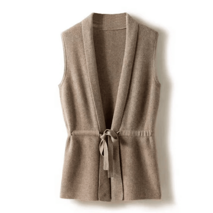 Lucia Knitted Wrap Vest