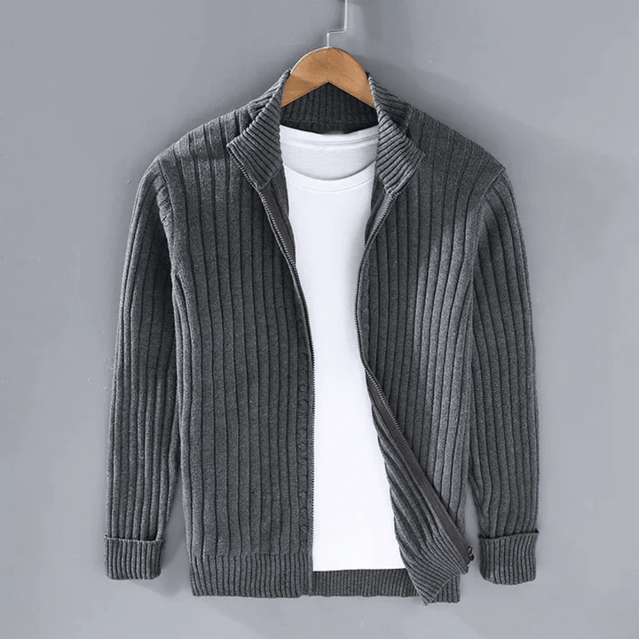 Urban Elegance Zip Cardigan